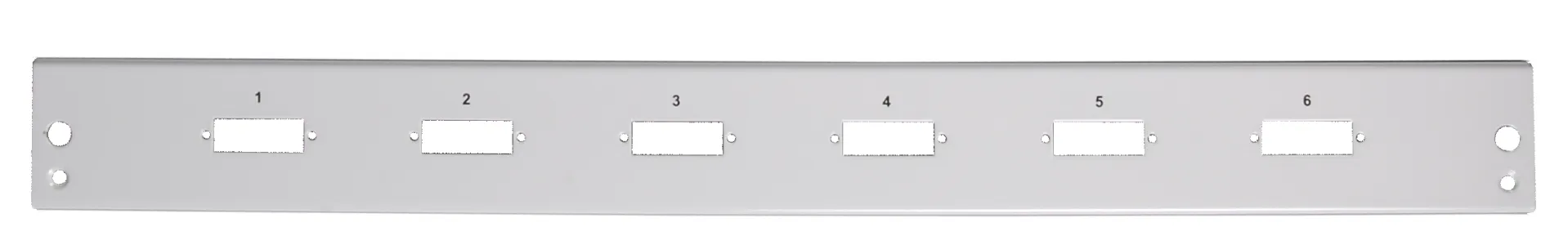 Frontblende 24 x SC Duplex/LC Quad vertikal, schwarz – Bild 2