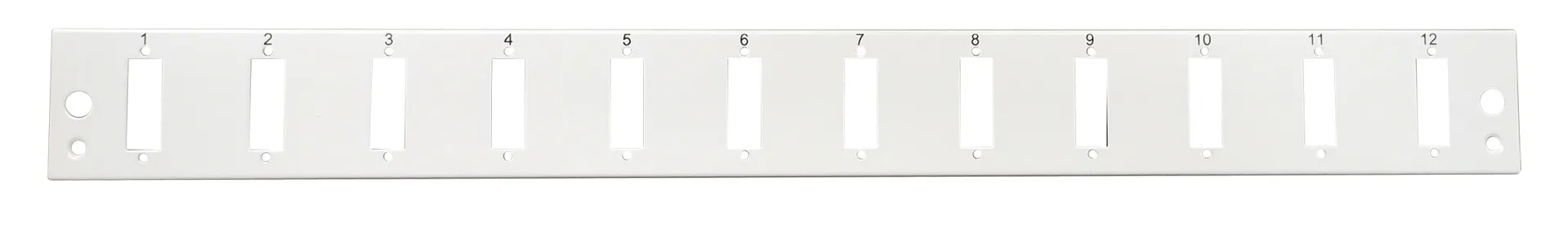 Frontblende 24 x SC Duplex/LC Quad vertikal, schwarz – Bild 3