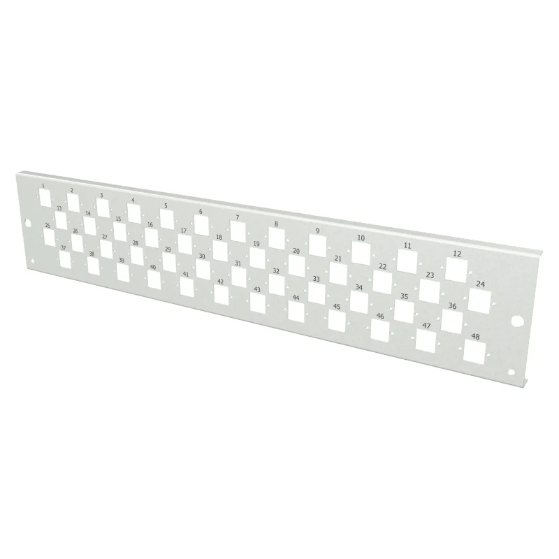 Frontplatte 2HE 48xE2000®Duplex, E2000® Compact (RDM)