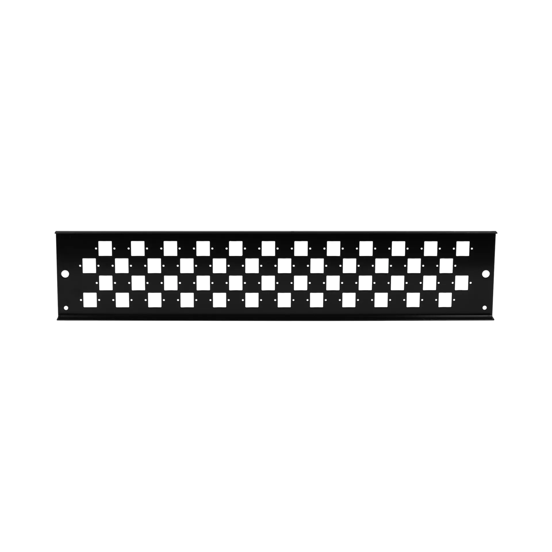 Frontplatte 2HE 48xE2000®Duplex, E2000® Compact (RDM) schwarz – Bild 3