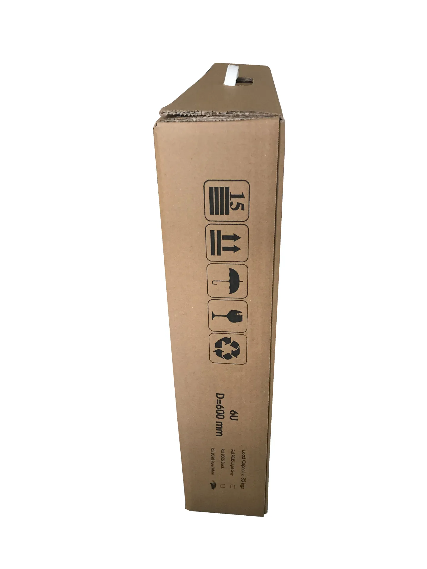 19“ 09HE Wandgehäuse Basic, Tiefe 450 mm, 1-teilig, Flat Pack, RAL9005 – Bild 3