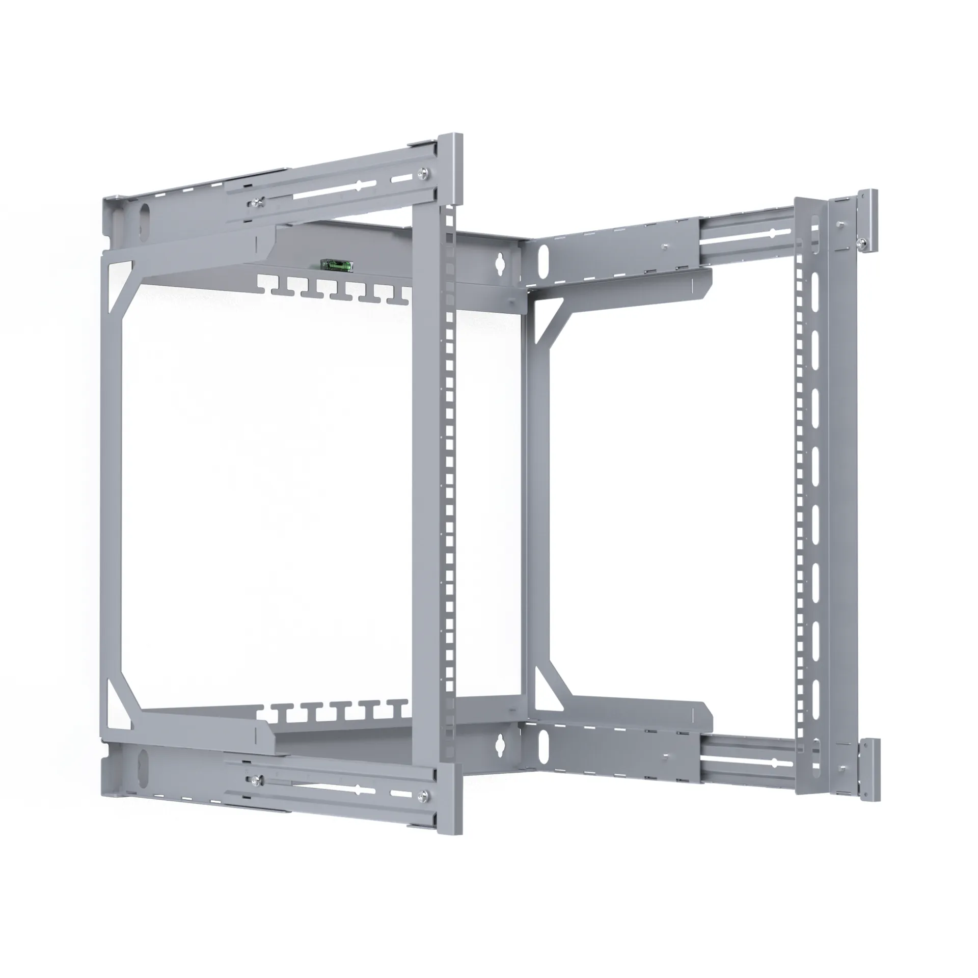 Rückrahmen für X-Rack Wandgehäuse 400-600mm 12HE 600x600mm verzinkt 1/3 – Bild 2