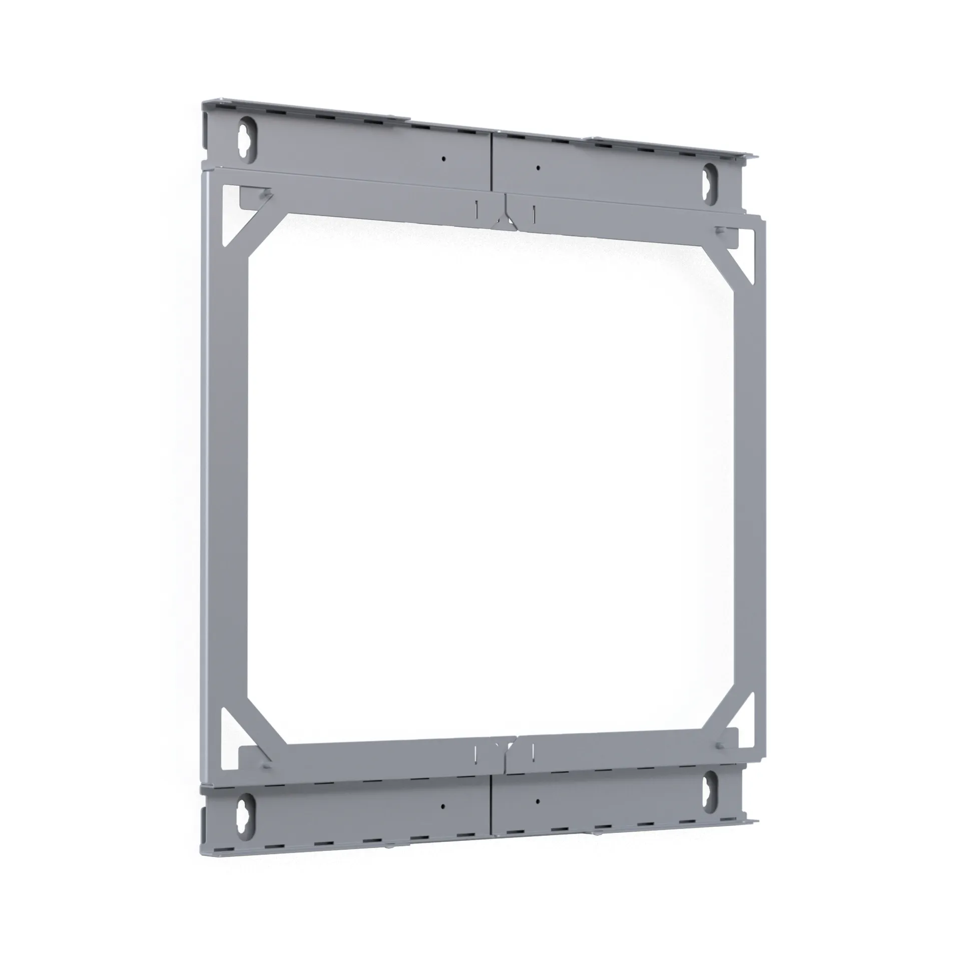 Rückrahmen für X-Rack Wandgehäuse 400-600mm 12HE 600x600mm verzinkt 1/3 – Bild 3