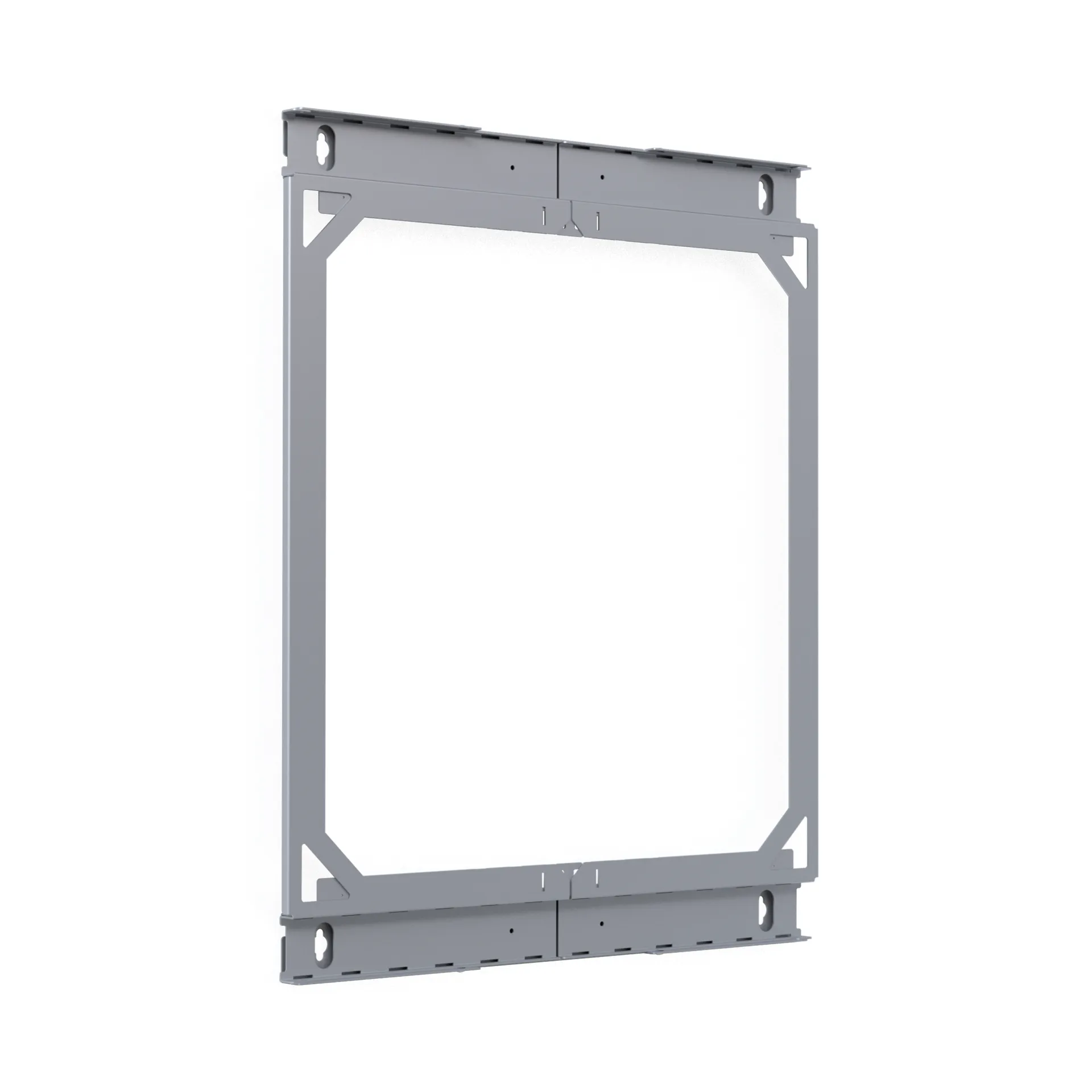 Rückrahmen für X-Rack Wandgehäuse 400-600mm 15HE 600x766mm verzinkt 1/3 – Bild 3