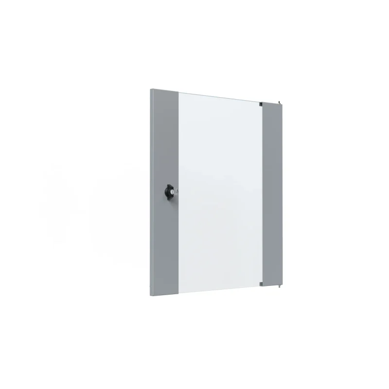 Glastür für X-Rack Wandgehäuse 15HE grau RAL7035 3/3
