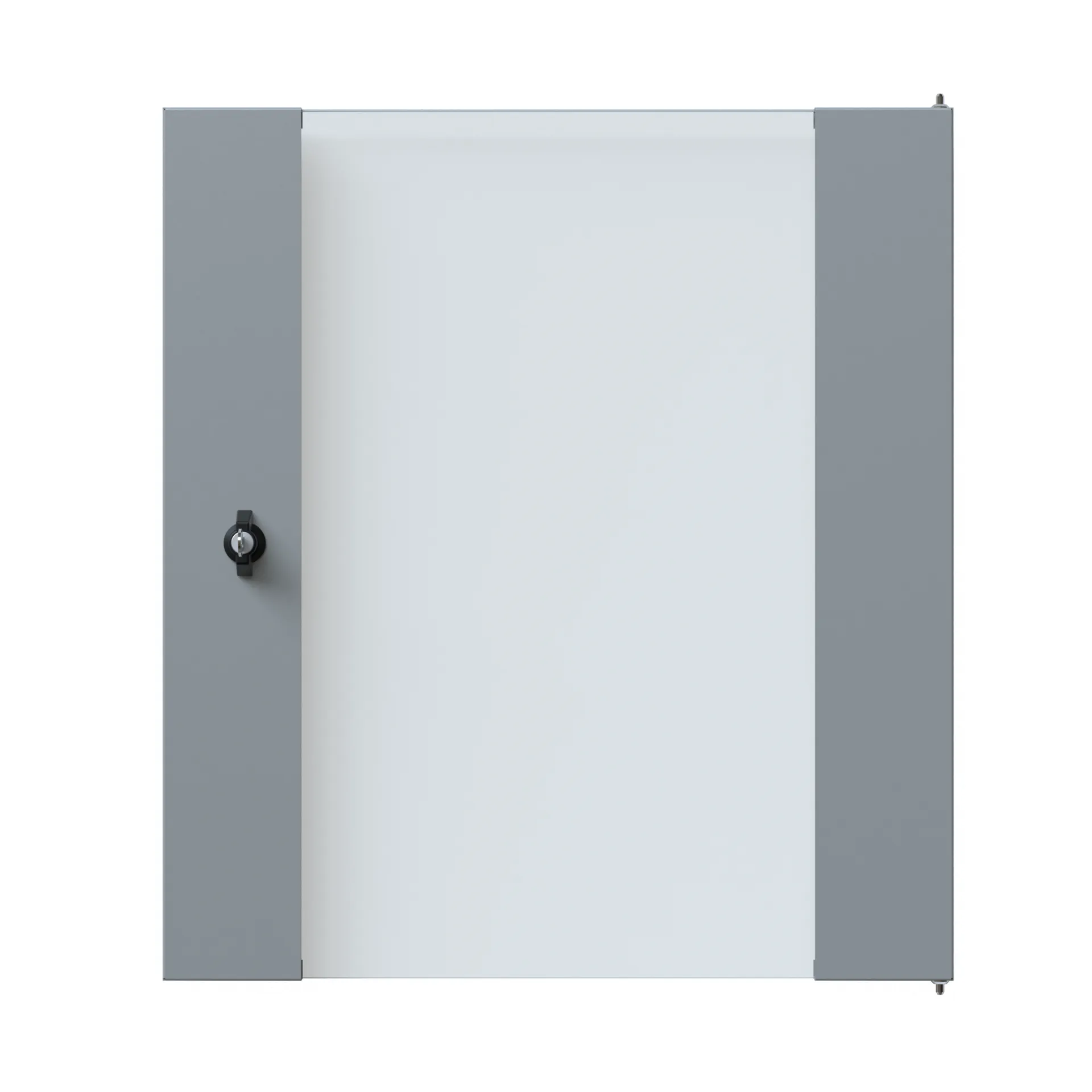 Glastür für X-Rack Wandgehäuse 15HE grau RAL7035 3/3 – Bild 3