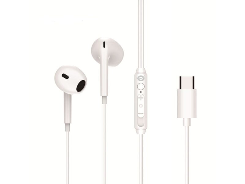 Conceptronic BRENDAN02W USB-C Earbud Headset