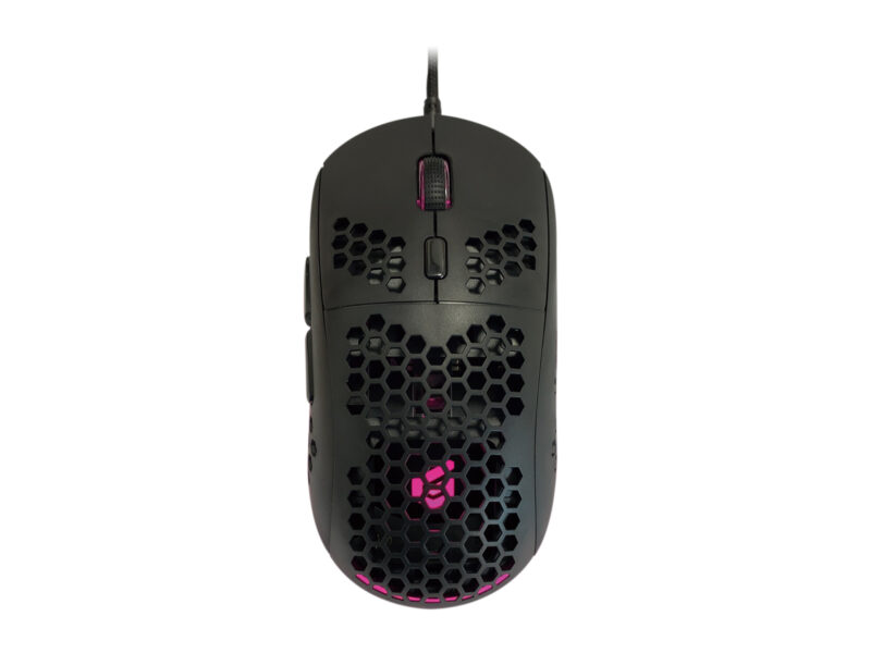 Conceptronic DJEBBEL04B 6D Gaming USB Maus mit Honeycomb Shell, 6400 DPI