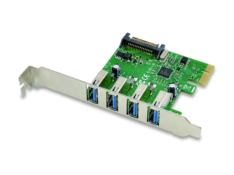 4-Port USB 3.0 PCIe Karte