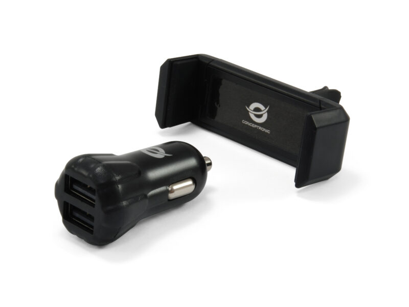 Conceptronic CUSBCAR2AKIT 2-Port USB Autoladegerät Kit