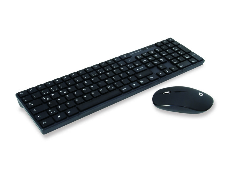 Conceptronic ORAZIO01DE drahtlos Tastatur & Maus Set, deutsches Layout