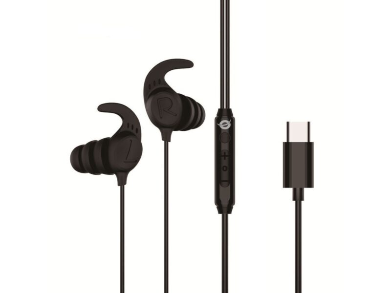 Conceptronic BRENDAN05B USB-C Ergomomic In-Ear-Headset