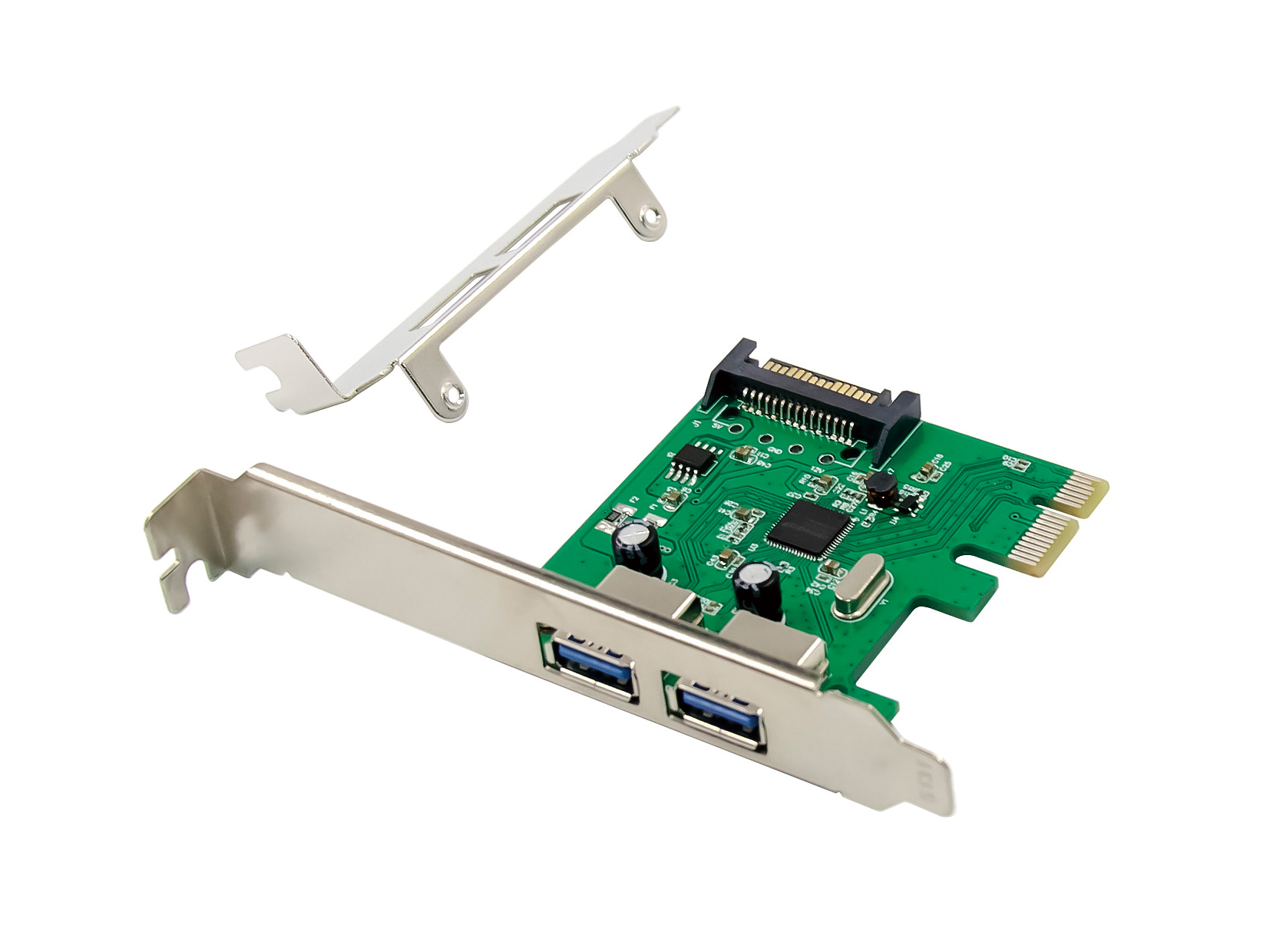 2-Port USB 3.0 PCIe Karte