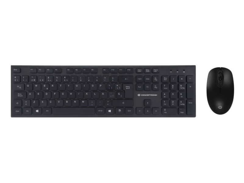 Conceptronic ORAZIO01ES drahtlos Tastatur & Maus Kit, spanisches Layout