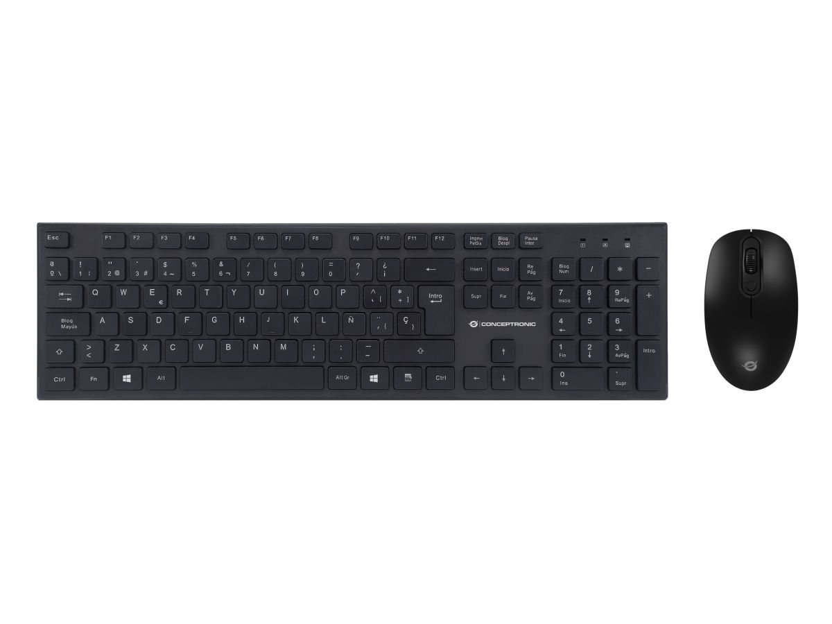 Conceptronic ORAZIO01ES drahtlos Tastatur & Maus Kit, spanisches Layout