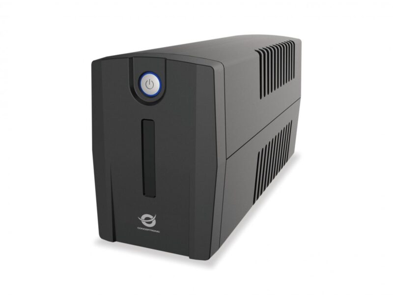 Conceptronic ZEUS02G 850VA 480W UPS, UK sockets x 2, HID USB, RJ45 in/Out, AVR