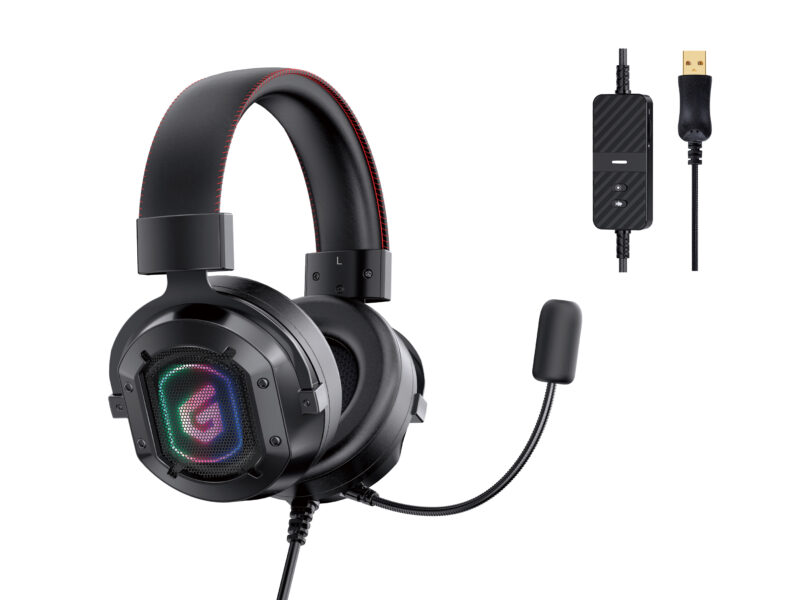 Conceptronic ATHAN02B 7.1-Channel Surround Sound Gaming USB Headset